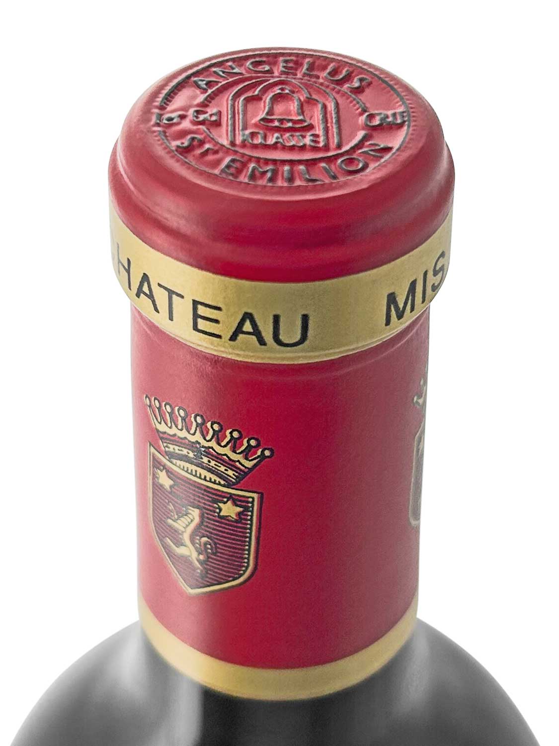 Kapsel einer Weinflasche von Chateau Angelus 2006