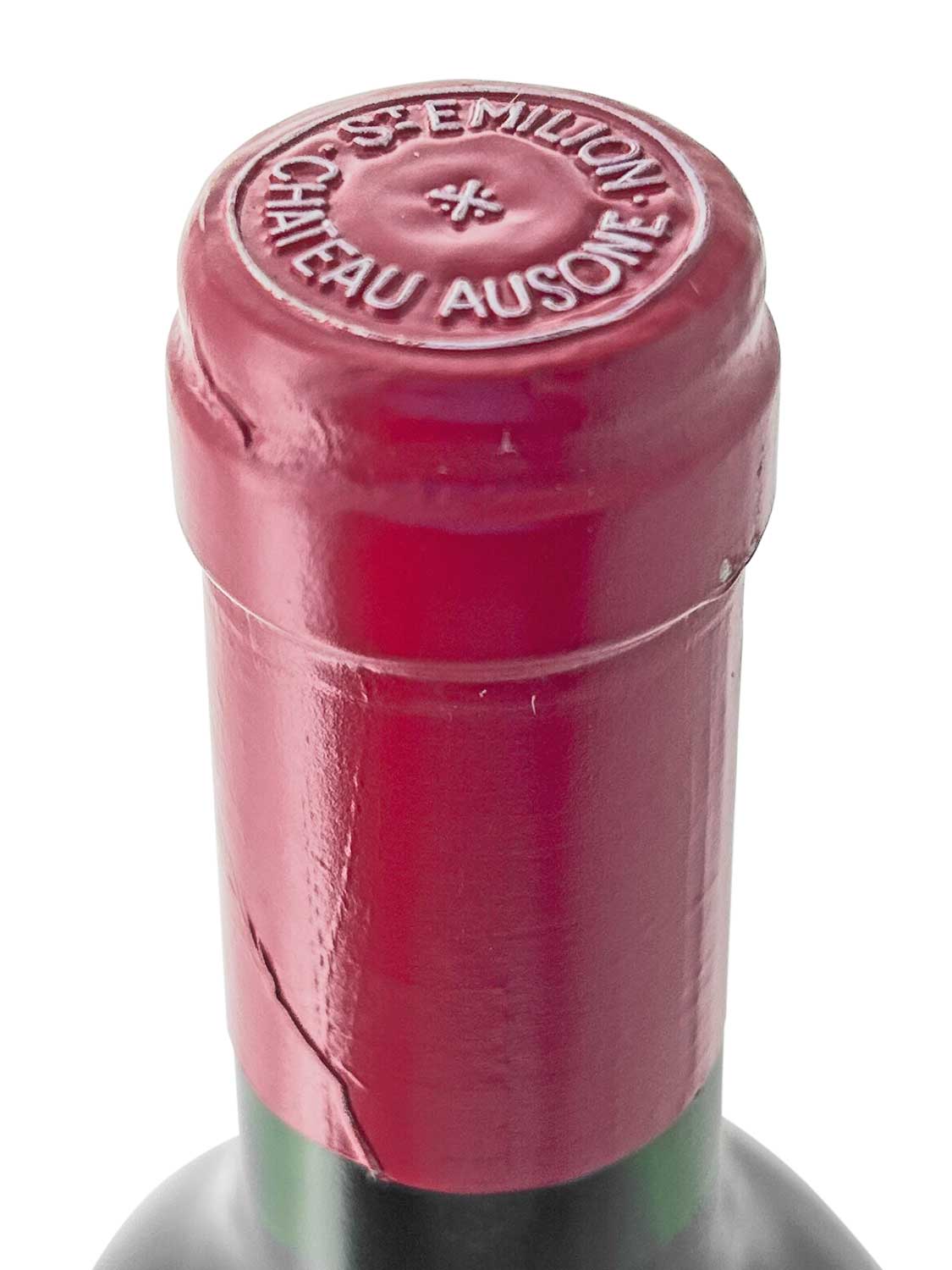 Kapsel einer Weinflasche von Chateau Ausone 1993