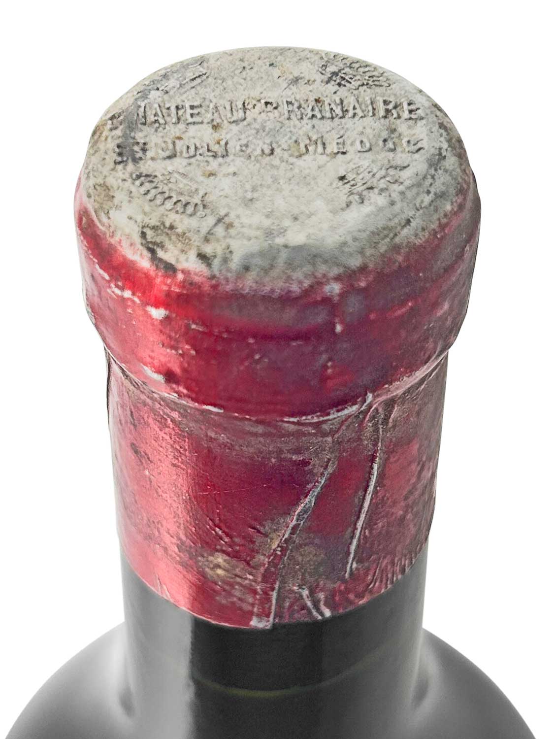 Kapsel einer Weinflasche von Chateau Branaire Ducru 1934