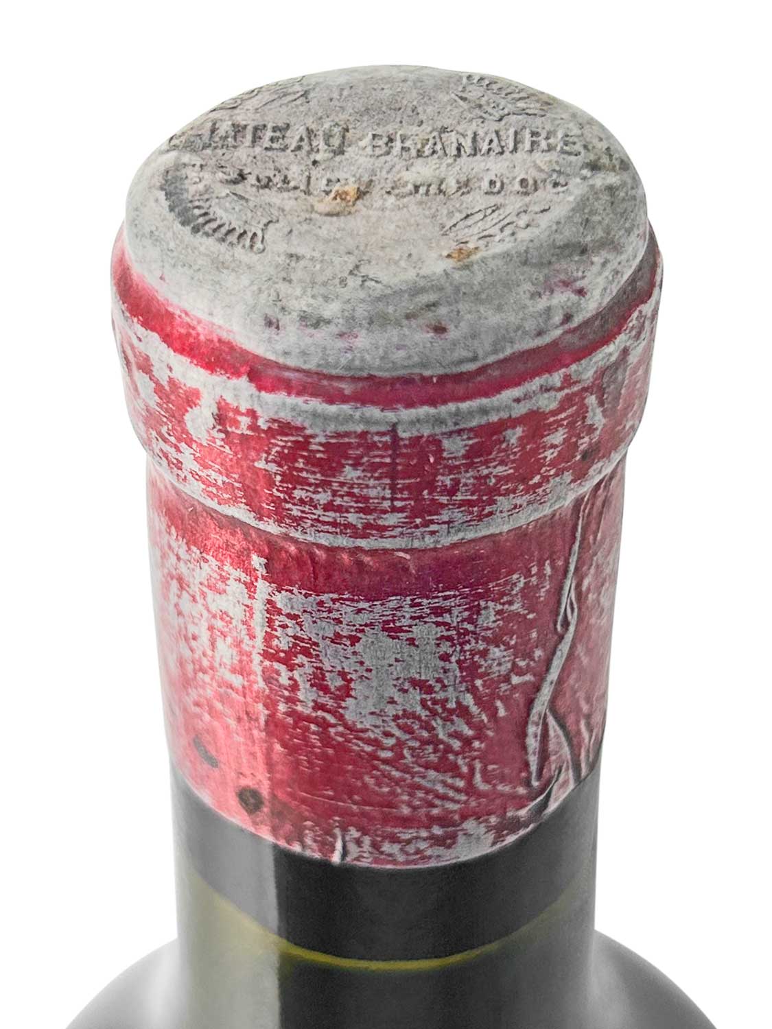 Kapsel einer Weinflasche von Chateau Branaire Ducru 1934