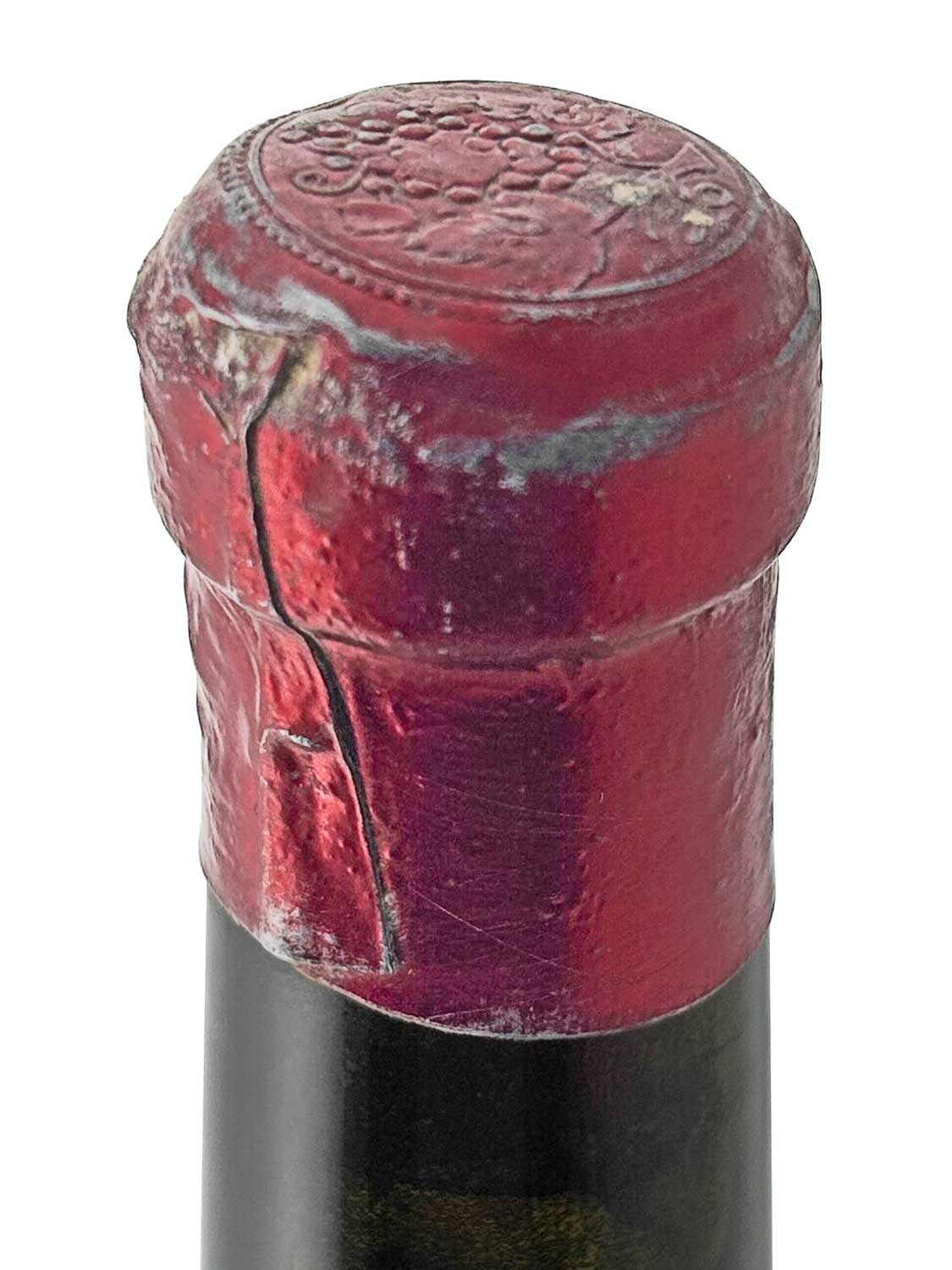 Kapsel einer Weinflasche von Chateau Calon Segur 1964