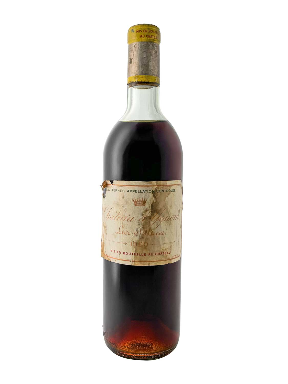 Weinflasche von Chateau d' Yquem 1960
