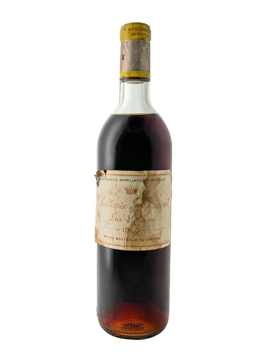 Weinflasche von Chateau d' Yquem 1960