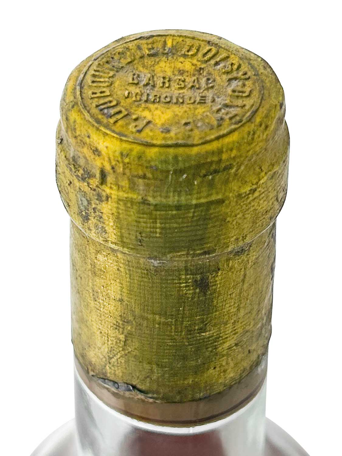 Kapsel einer Weinflasche von Chateau Doisy Daene 1976