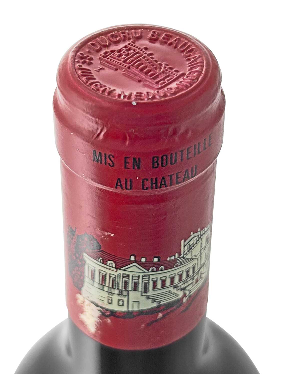 Kapsel einer Weinflasche von Chateau Ducru Beaucaillou 1991