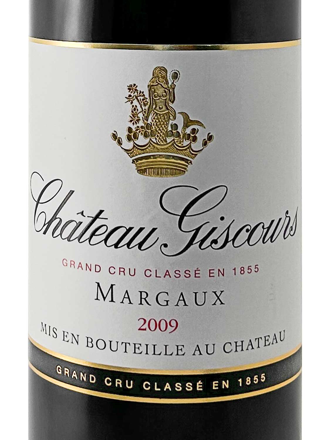 Etikett einer Weinflasche von Chateau Giscours 2009