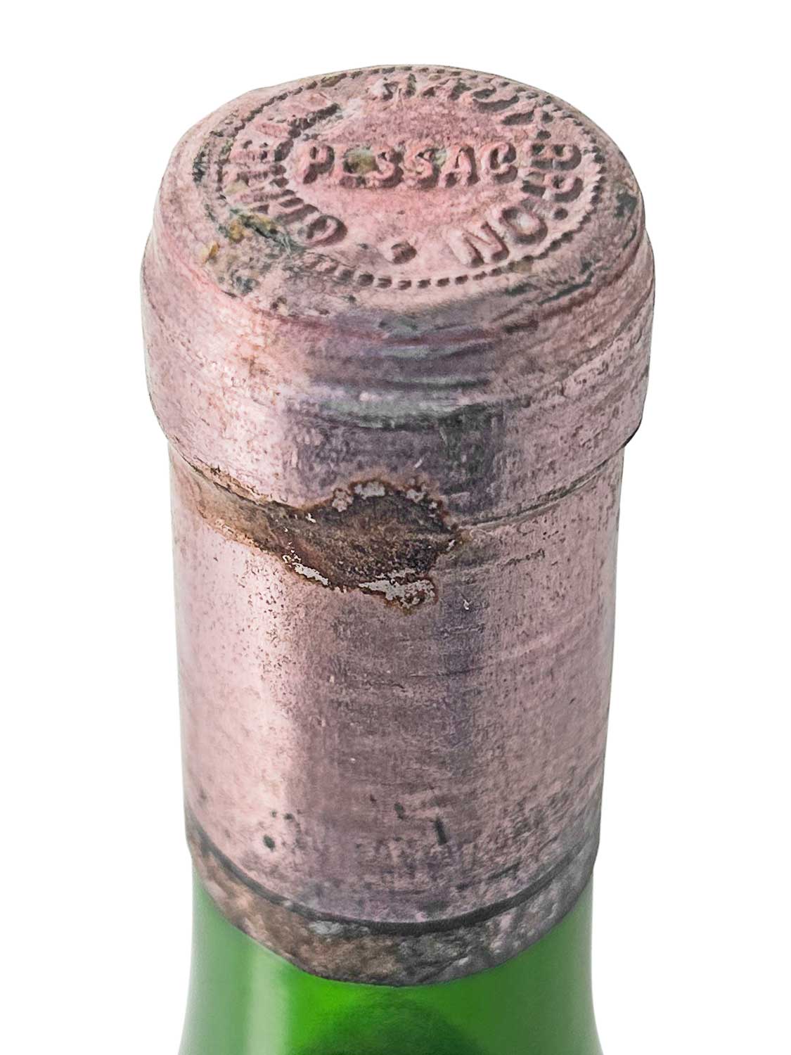 Kapsel einer Weinflasche von Chateau Haut Brion 1970