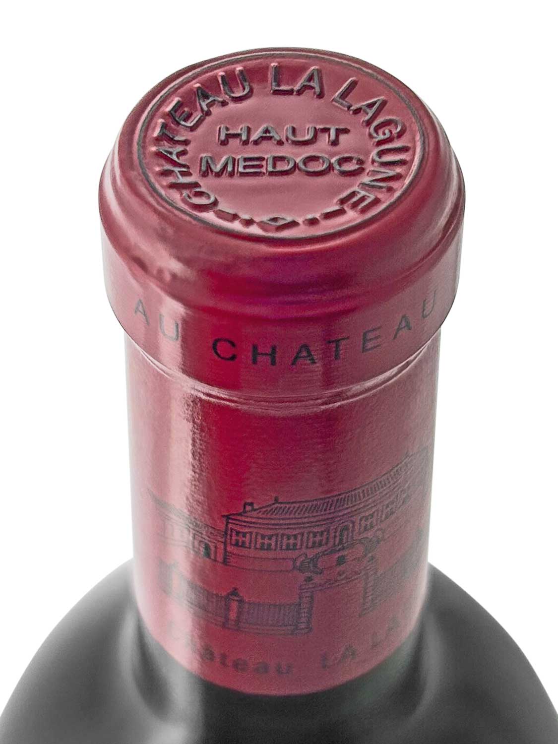 Kapsel einer Weinflasche von Chateau la Lagune 2007