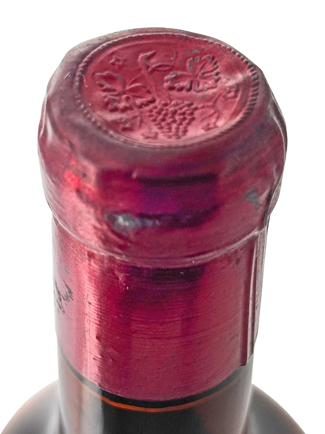 Kapsel einer Weinflasche von Chateau la Mission Haut Brion 1955