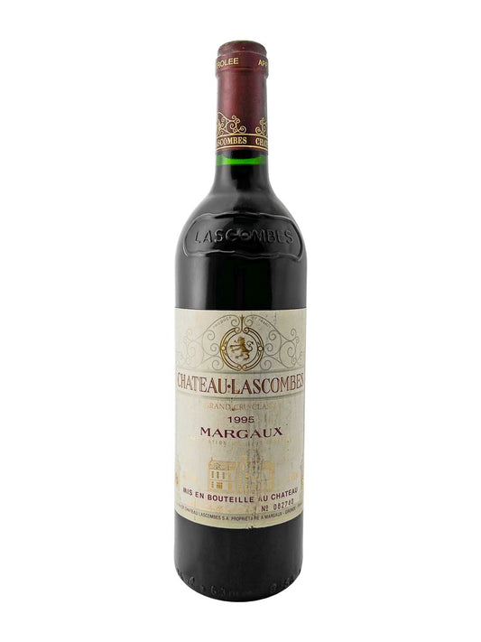 Eine Weinflasche von Chateau Lascombes 1995