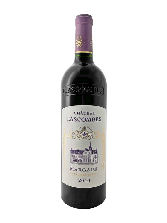 Eine Weinflasche von Chateau Lascombes 2016