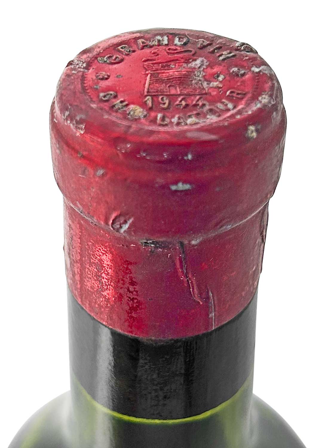 Kapsel einer Weinflasche von Chateau Latour 1944
