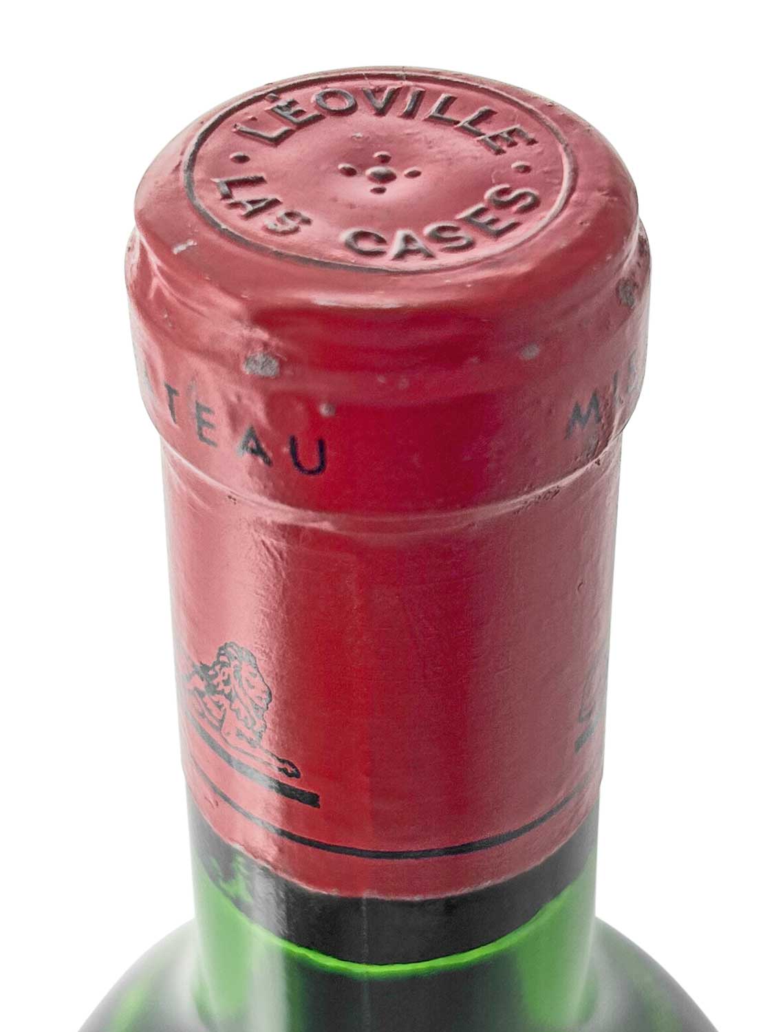Kapsel einer Weinflasche von Chateau Leoville las Cases 1970
