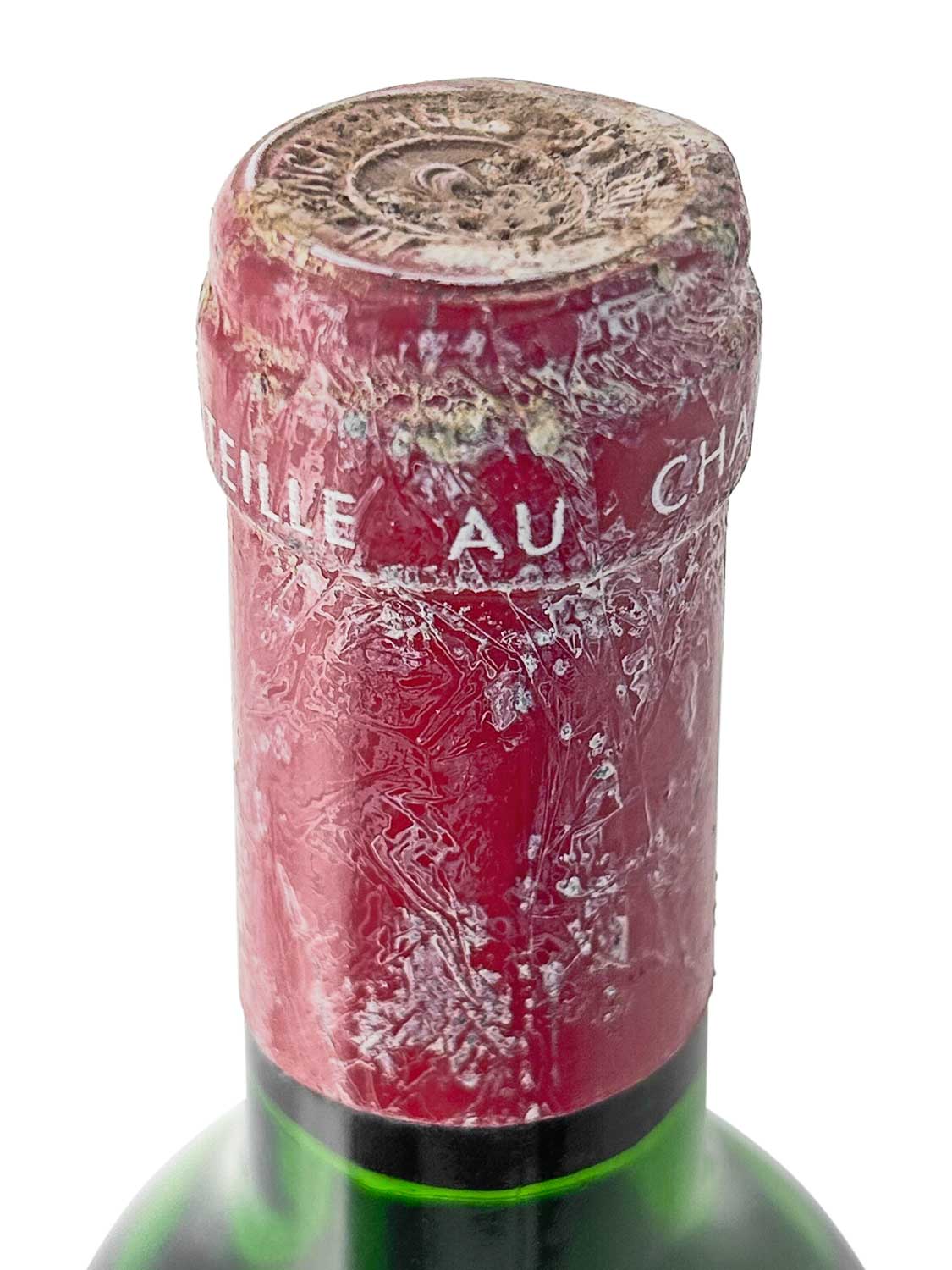 Kapsel einer Weinflasche von Chateau Lynch Bages 1986