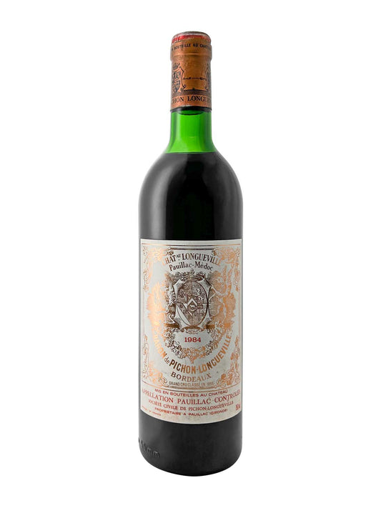 Eine Weinflasche von Chateau Pichon Baron au Baron de Pichon Longueville 1984