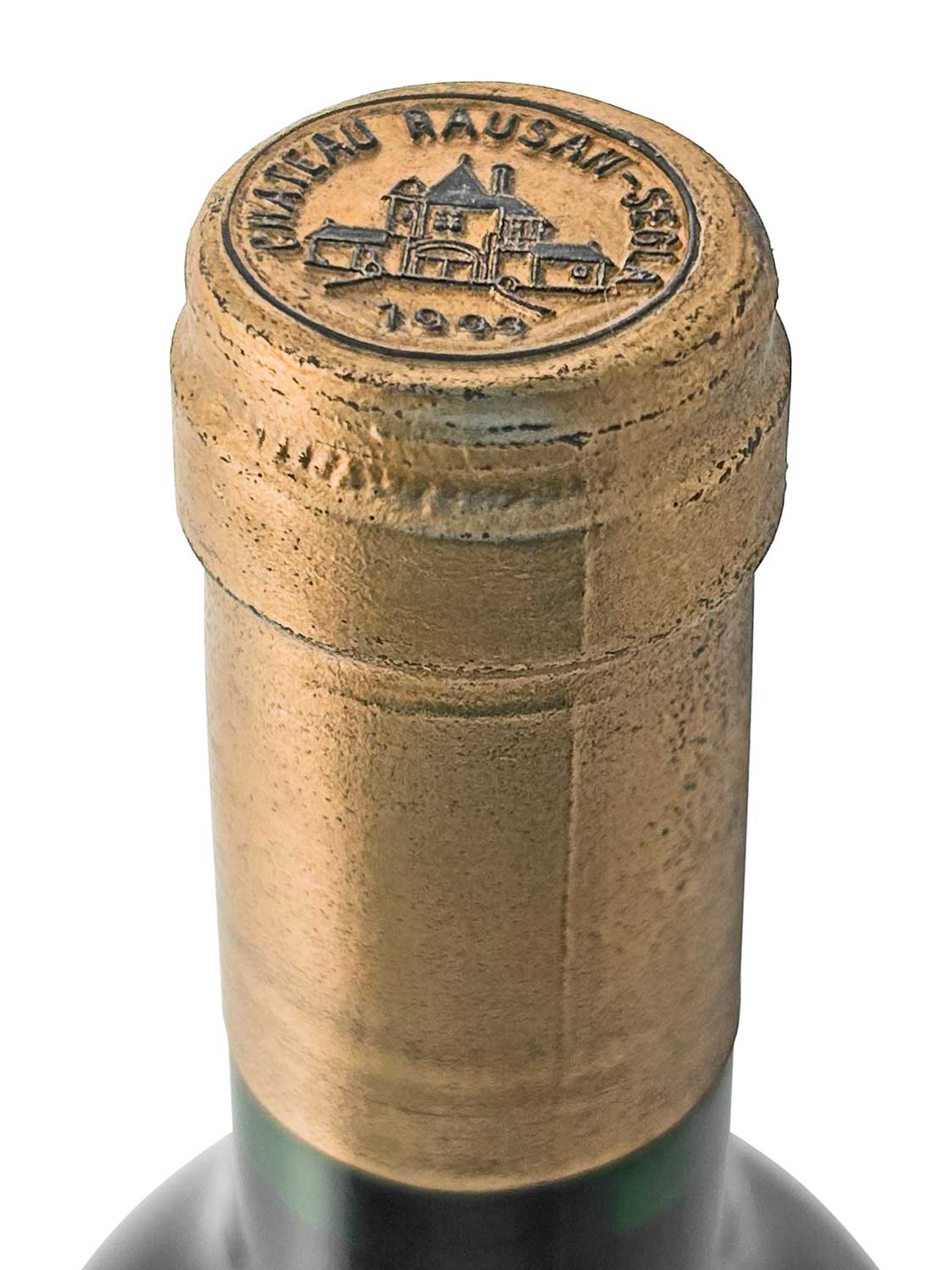 Kapsel einer Weinflasche von Chateau Rauzan Segla 1993