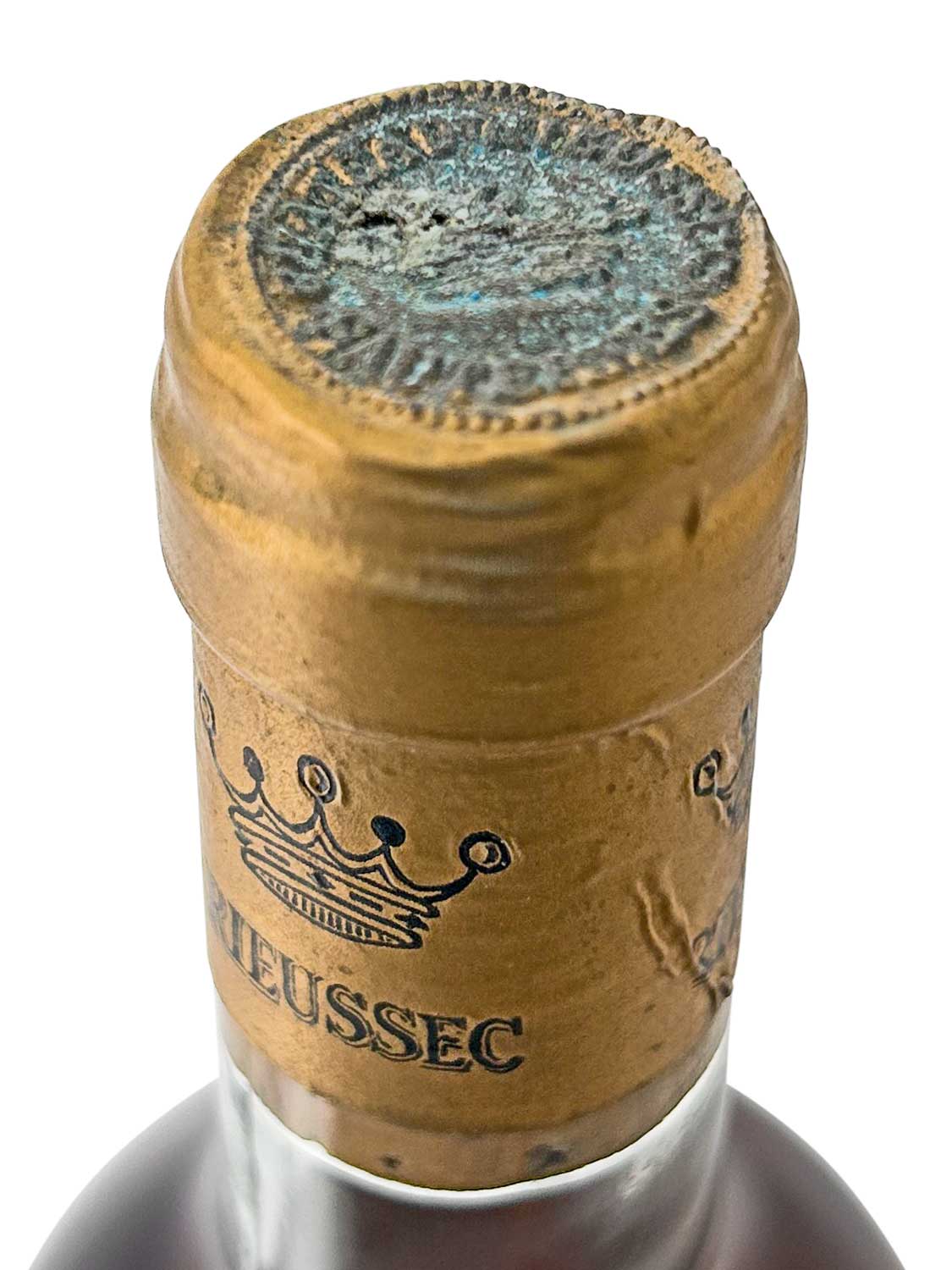 Kapsel einer Weinflasche von Chateau Rieussec 1978