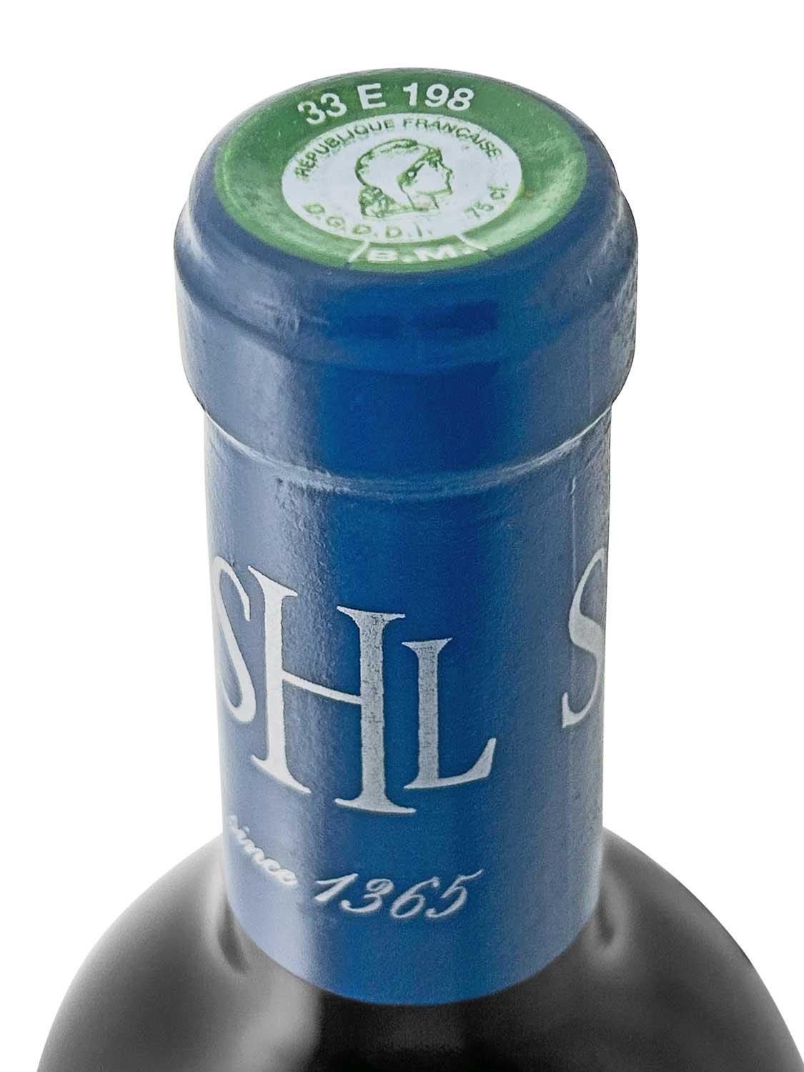 Kapsel einer Weinflasche von Chateau Smith Haut Lafitte 2006