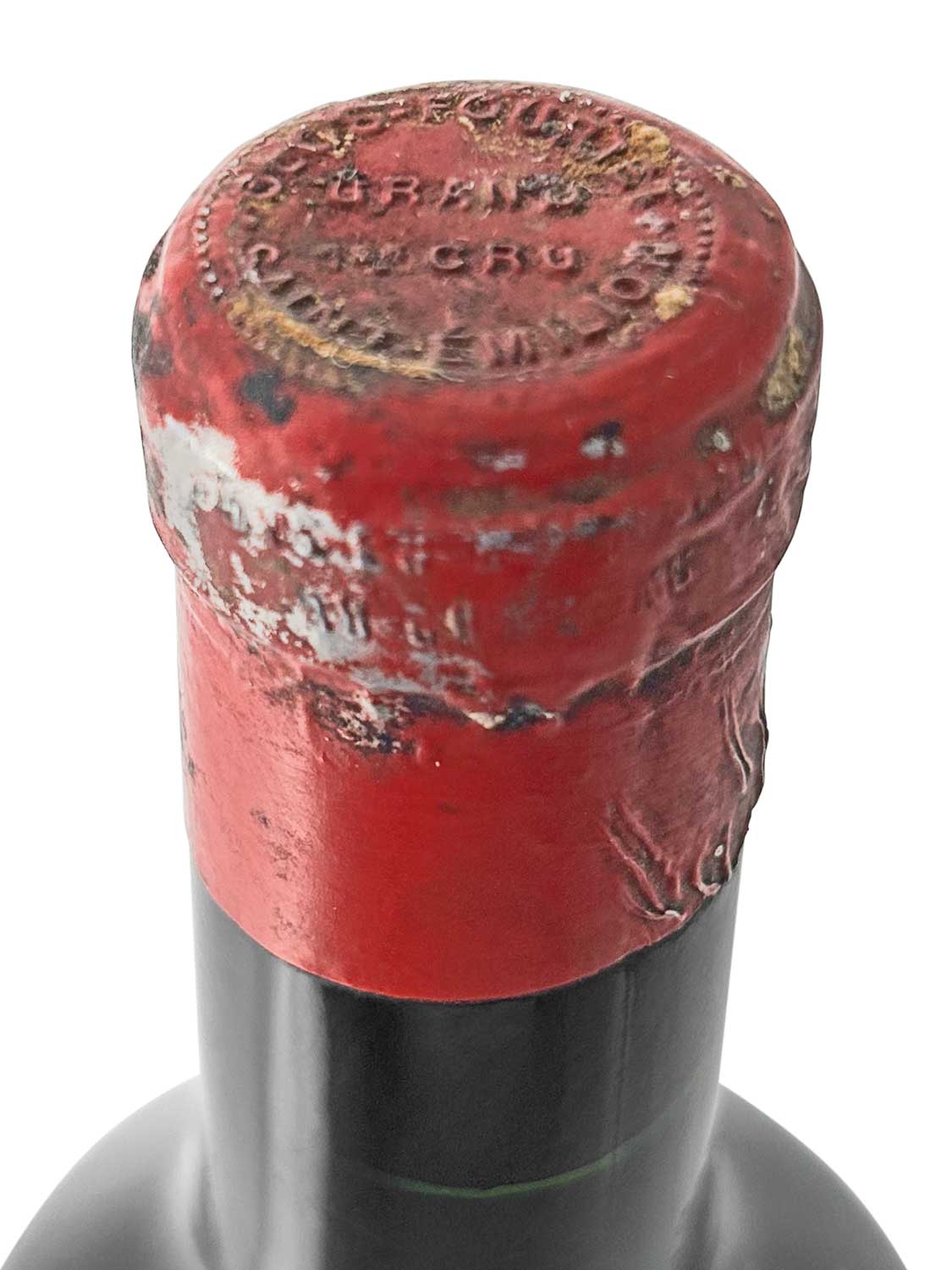 Kapsel einer Weinflasche von Clos Fourtet 1928