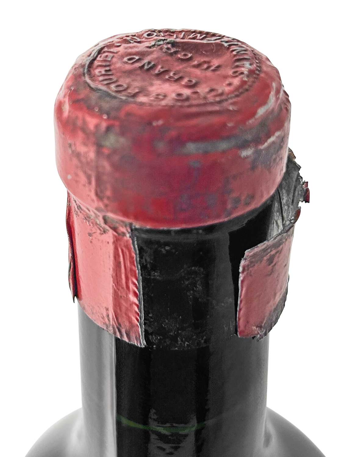 Kapsel einer Weinflasche von Clos Fourtet 1928