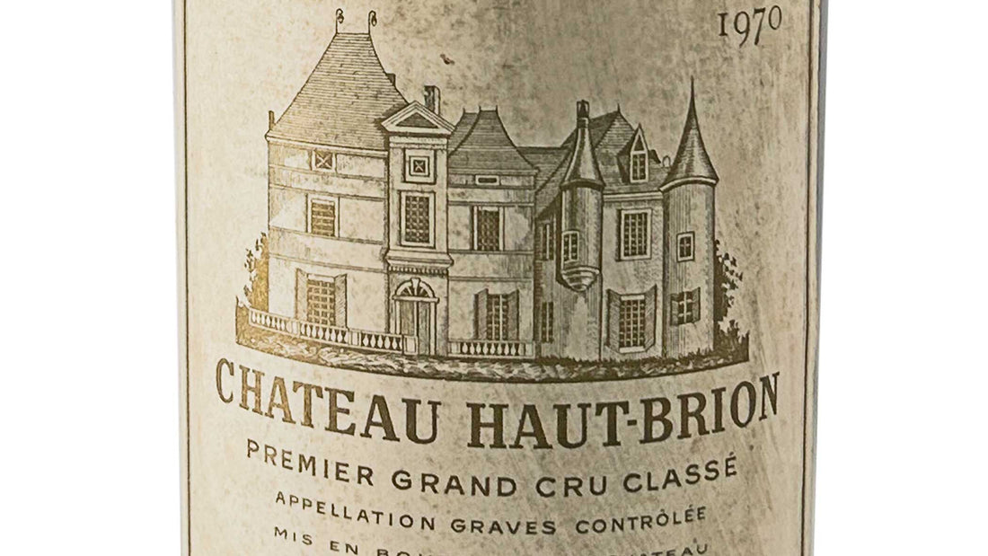 Weinetikett von einer Weinflasche von dem Weingut Château Haut-Brion