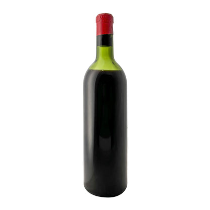 Château Beychevelle 1954, Rückseite der Flasche und Wachskapsel