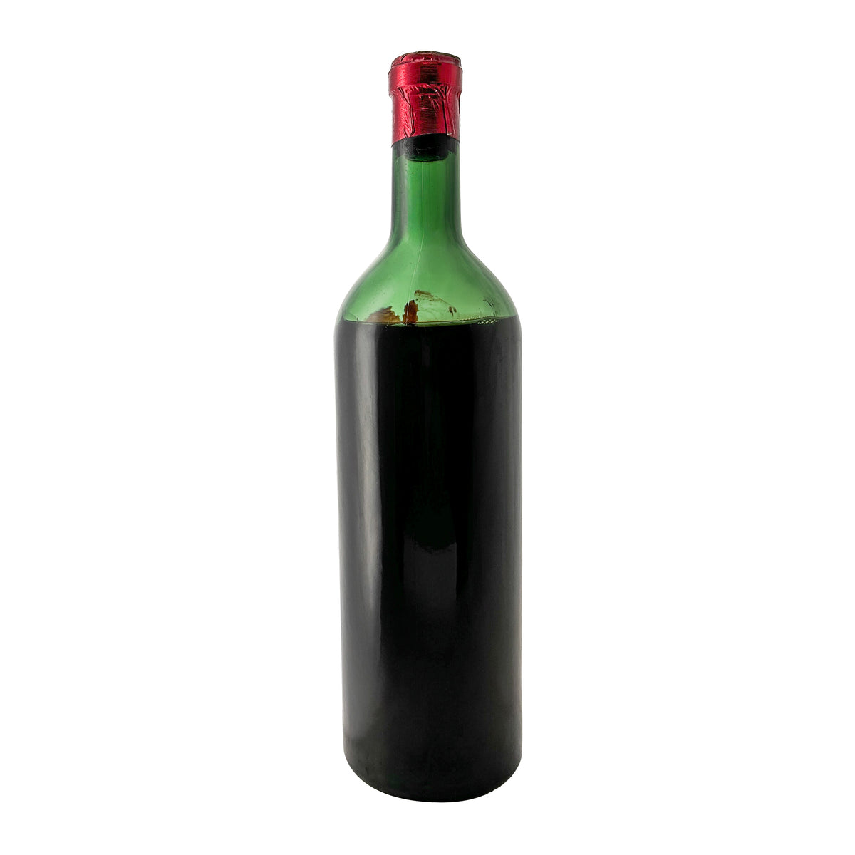 Château Calon-Ségur 1954, zweite Frontalansicht der Flasche mit Etikett und gutem Füllstand