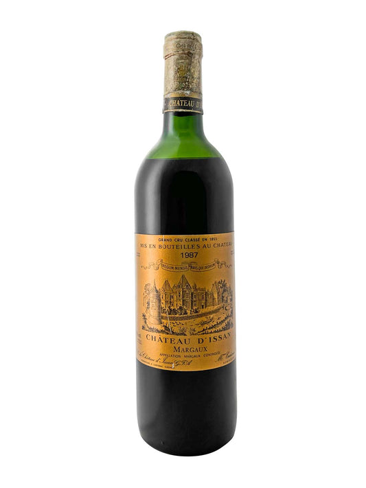 Eine Weinflasche von Chateau d' Issan 1987