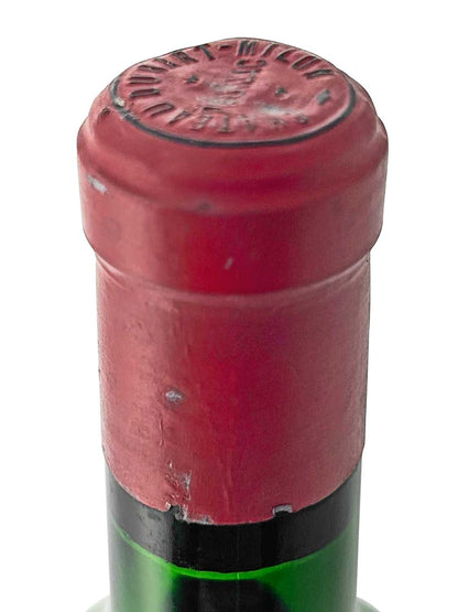 Kapsel einer Weinflasche von Chateau Duhart Milon 1967