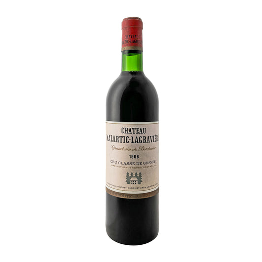 Château Malartic-Lagravière 1966, Cru Classé de Graves, Flasche frontal mit vollständigem Etikett
