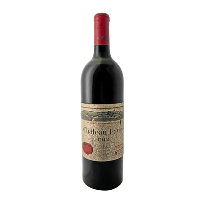 Château Pavie 1919, Saint-Émilion Grand Cru, Flasche frontal mit vollständig lesbarem Etikett