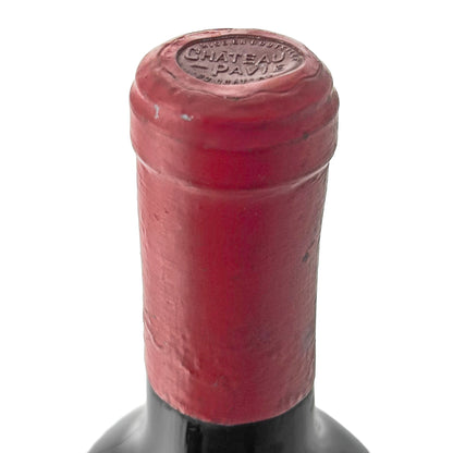 Château Pavie 1919 Kapsel-Nahaufnahme mit eingeprägtem Château-Schriftzug